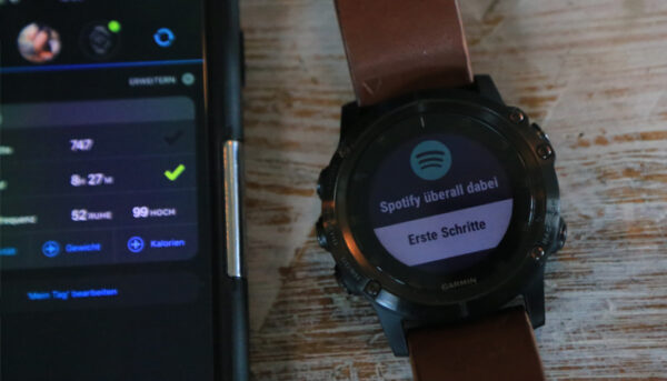 garmin smartwatch with spotify