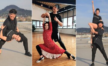 In starken Posen: Sabrina Mockenhaupt und Profitänzer Erich Klann bilden bei “Let's Dance” ein Tanz-Duo.© Ewald Walker