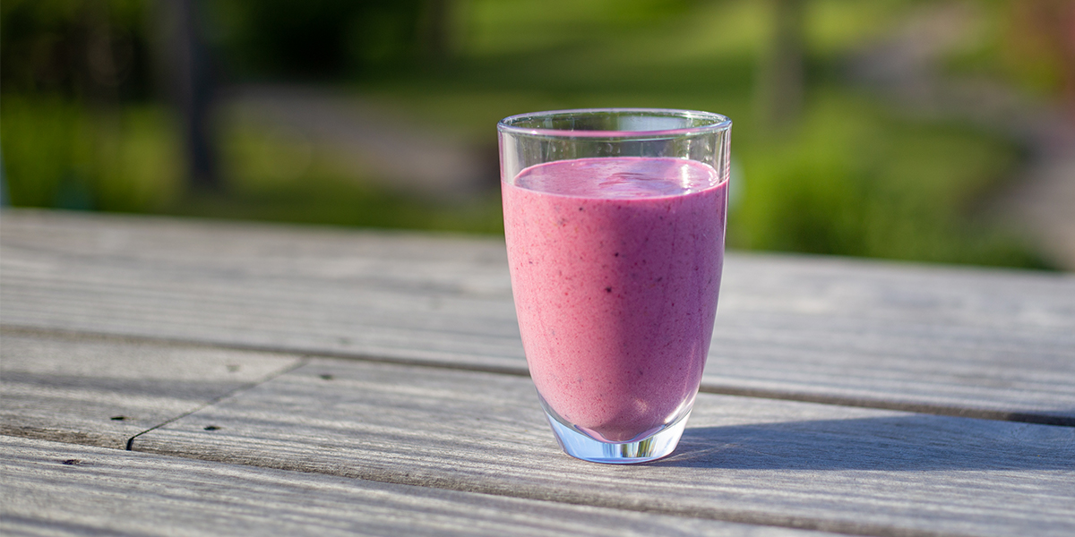 Gesund püriert – Bananen-Beeren-Smoothie