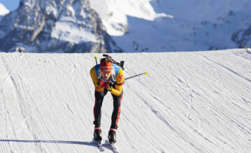Benedikt Doll beim Skifahren