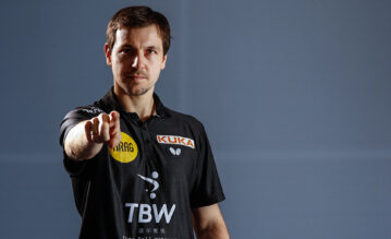 Porträt von Tischtennisspieler Timo Boll
