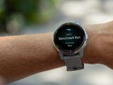 Garmin Smartwatch zeigt Benchmark Run des Garmin Coaches an