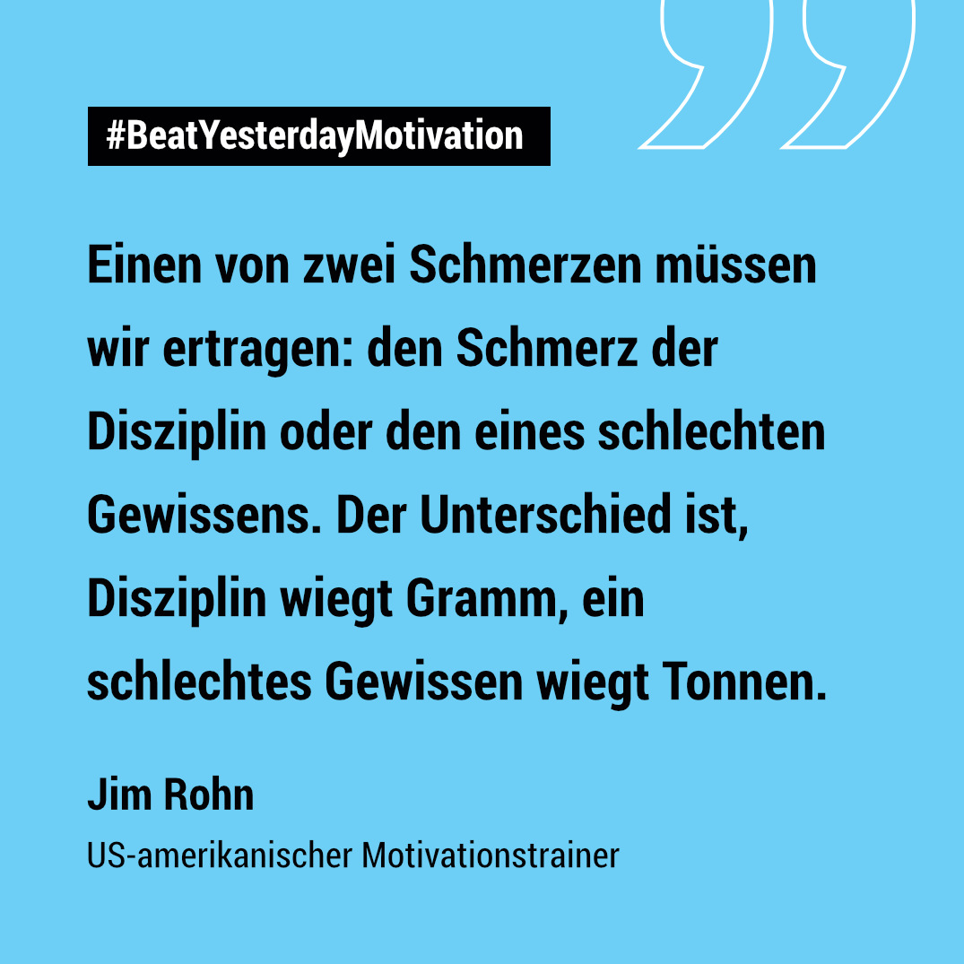 Spruch zur Motivation von Jim Rohn