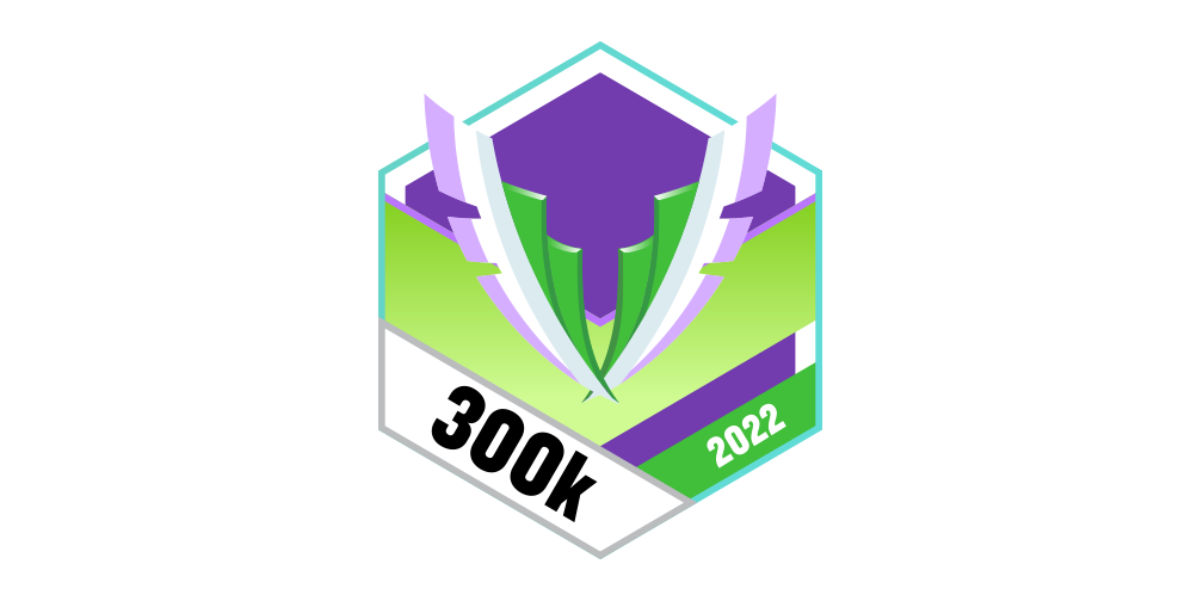 Garmin Connect Badges Juni 2022 300.000 Schritte