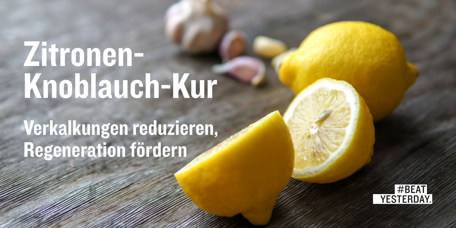 Zitronen-Knoblauch-Kur: So mischst du den gesunden Shot | #BeatYesterday