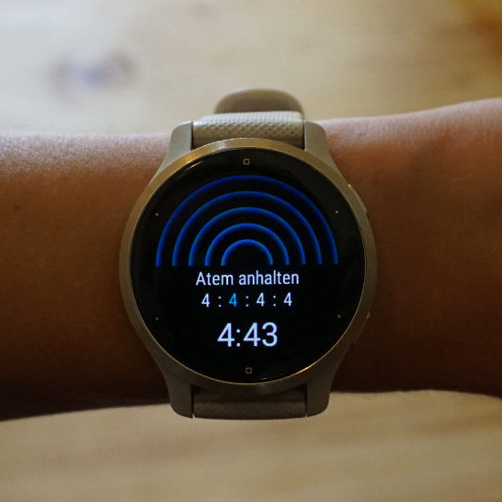 Atemübung auf der Garmin Venu 2s