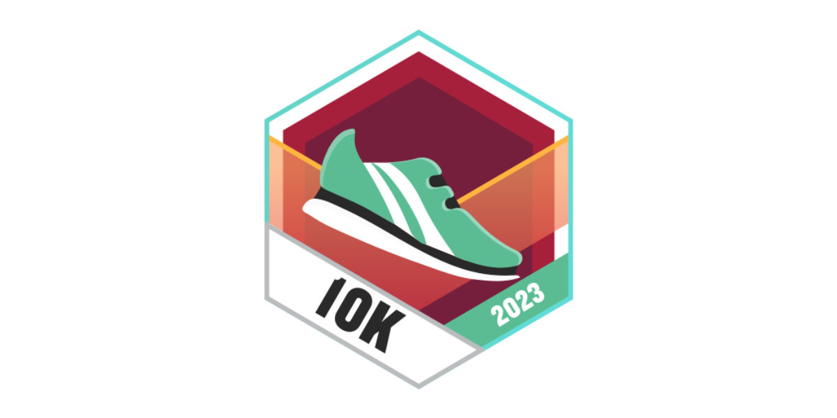 Garmin Badges April 2023 10 Kilometer laufen