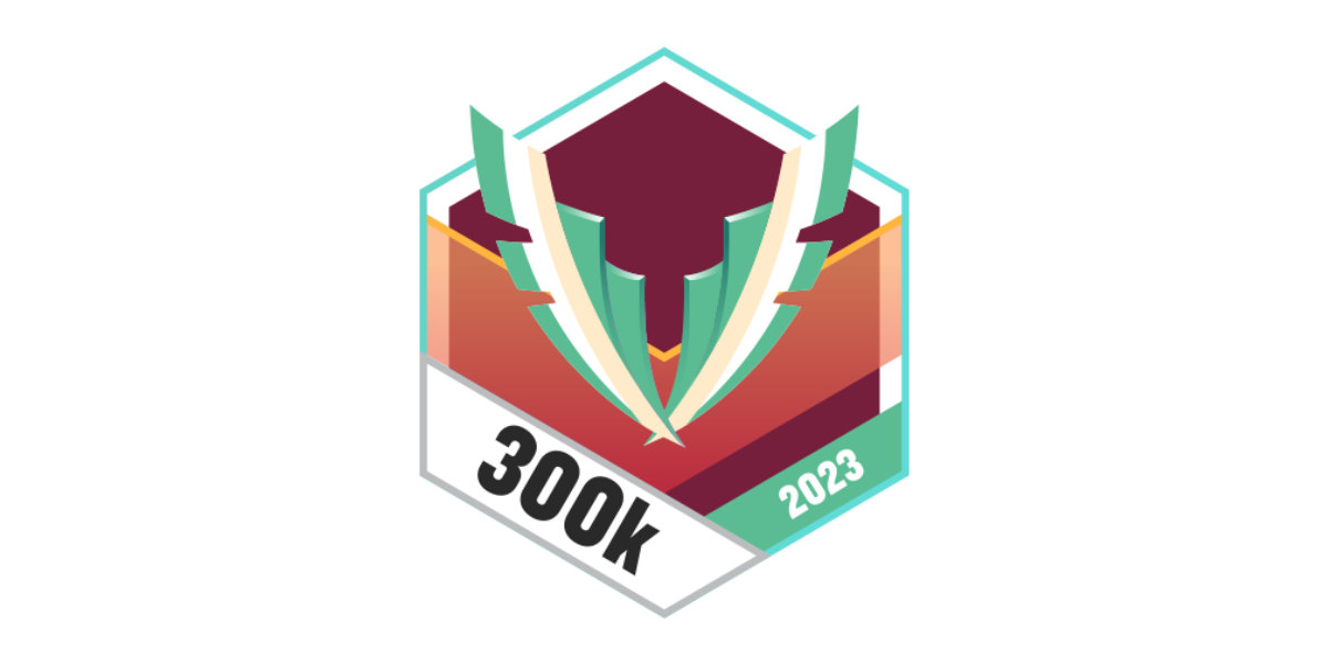 Garmin Badges April 2023 300.000 Schritte