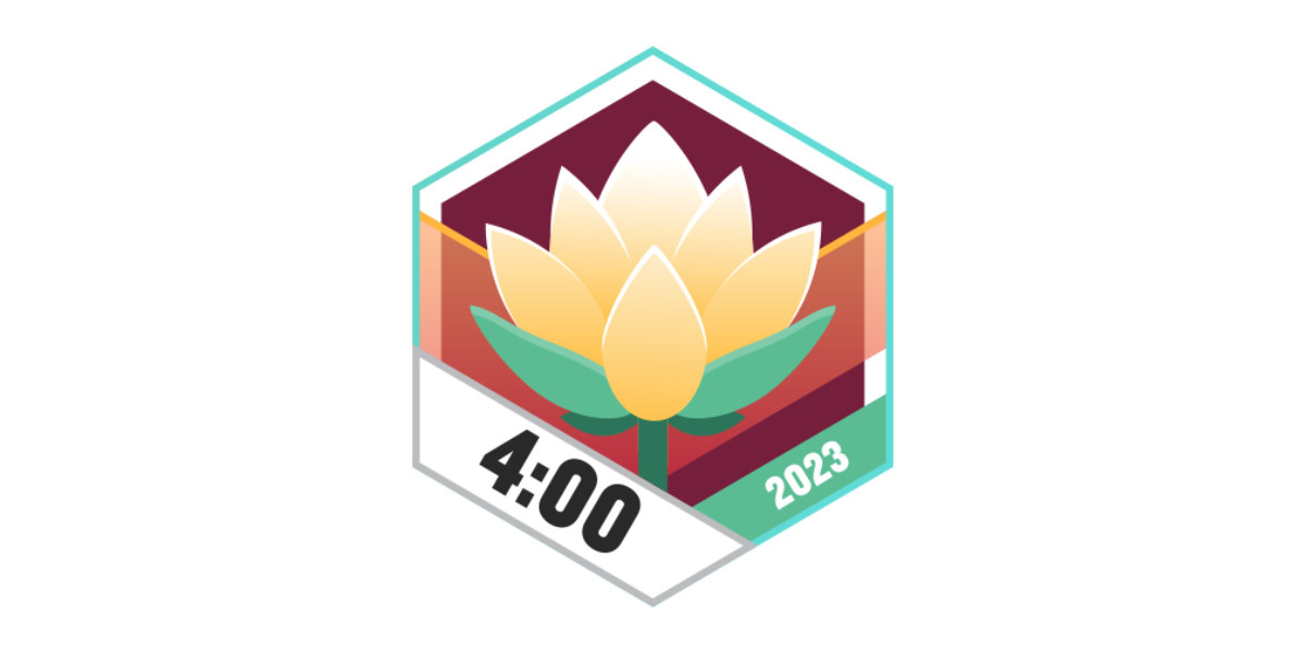 Garmin Badges April 2023 4 Stunden Yoga