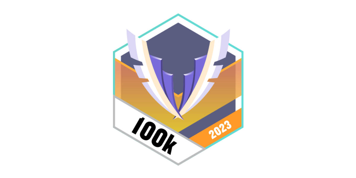 Badges Mai 2023 100.000 Schritte