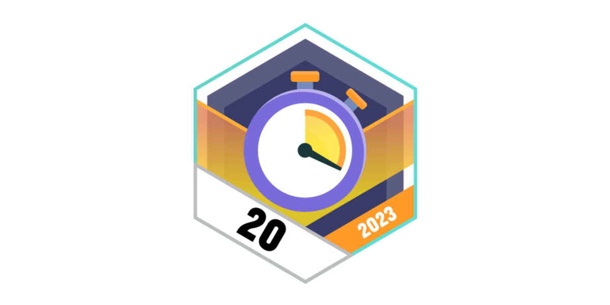 Badges Mai 2023 20 verschiedene Aktivitäten