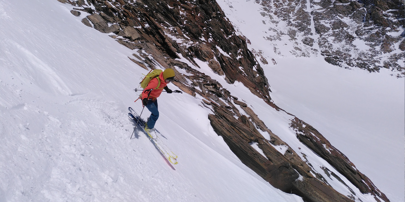 Julian Brandecker beim Skifahren