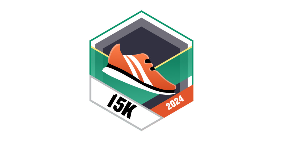 Garmin Badges April 2024 15 Kilometer laufen