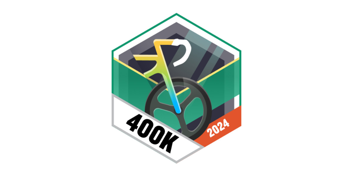 Garmin Badges April 2024 400 Kilometer Radfahren