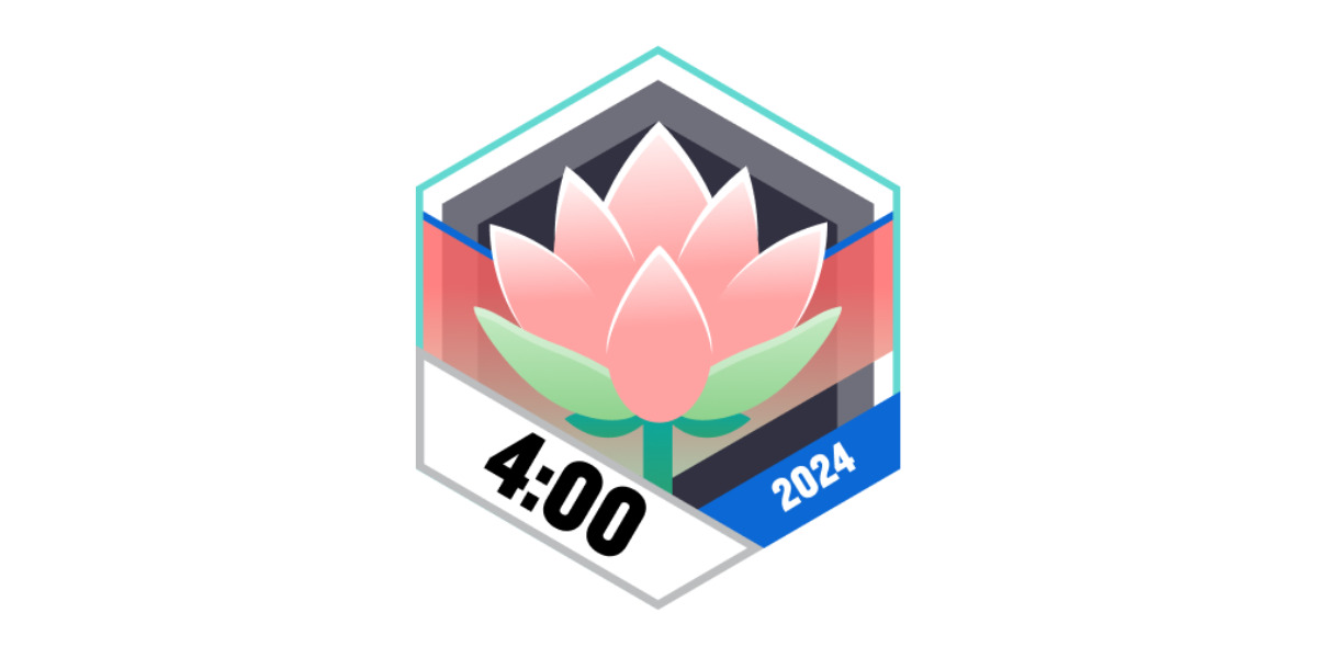 Garmin Badges Juni 2024 4 Stunden Yoga