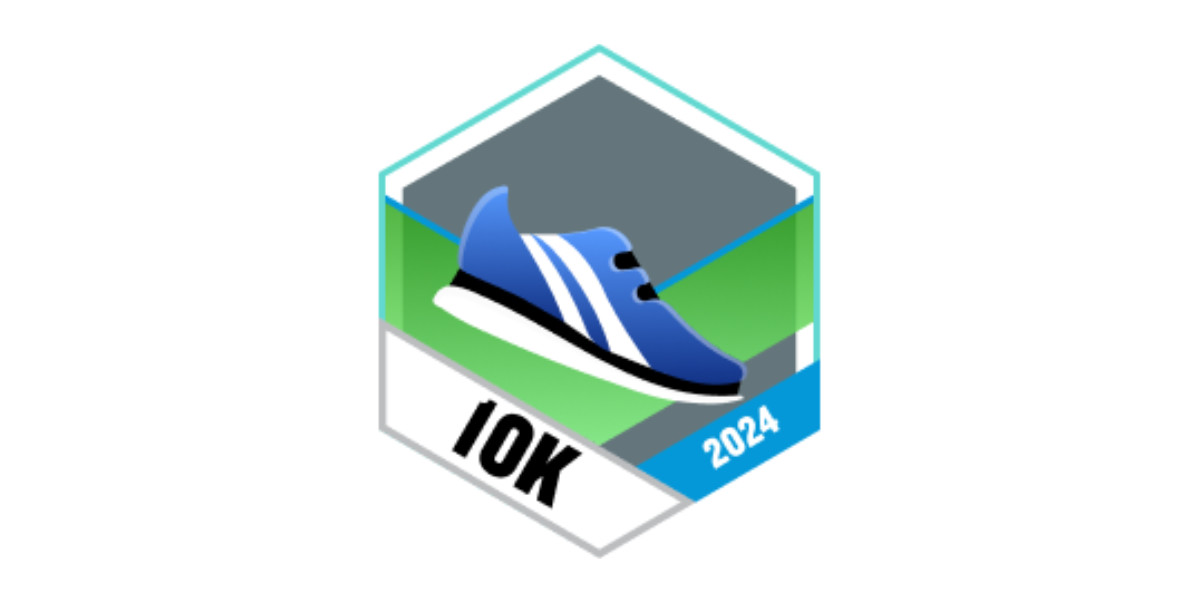 Garmin Badges Juli 2024 10 Kilometer laufen