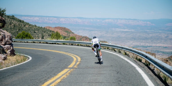 Lukas Kaufmann beim Radfahren