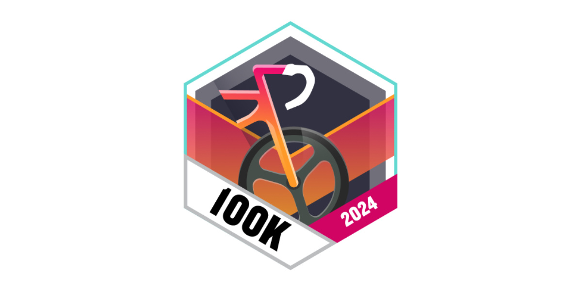 Garmin Badges September 2024 100 Kilometer Radfahren