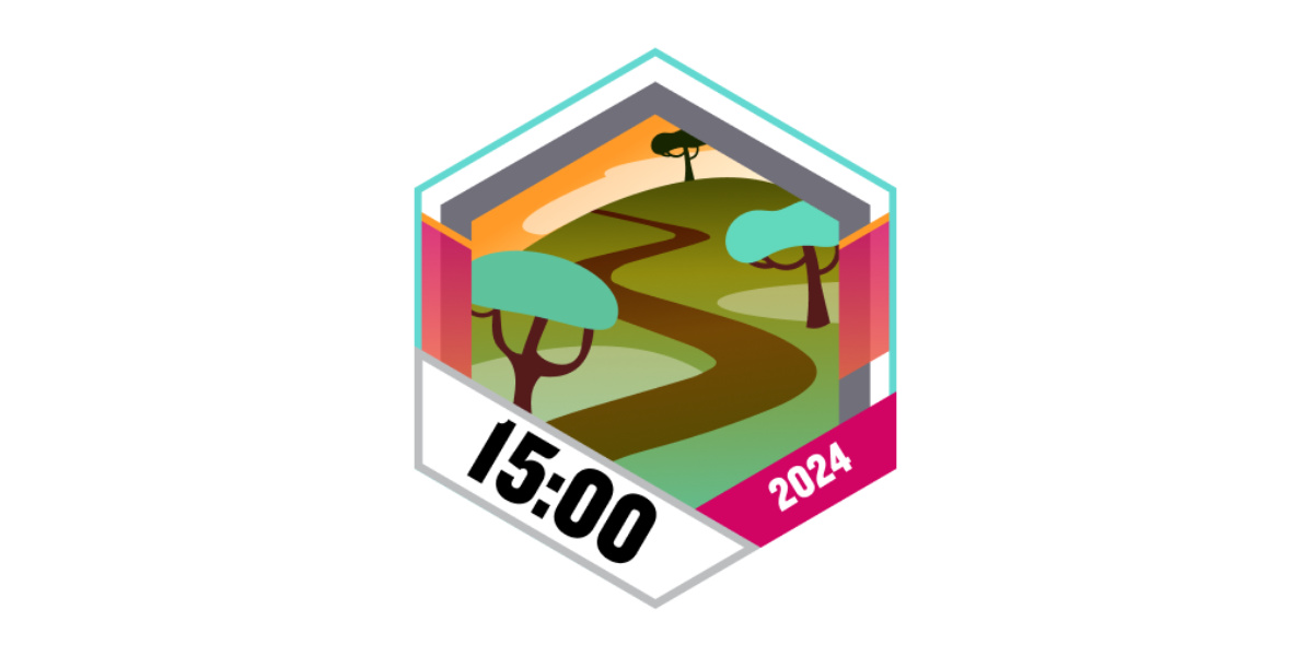 Garmin Badges September 2024 15 Stunden gehen