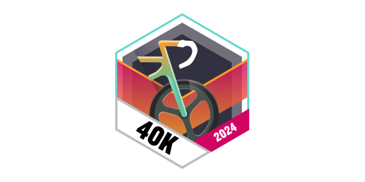 Garmin Badges September 2024 40 Kilometer Radfahren