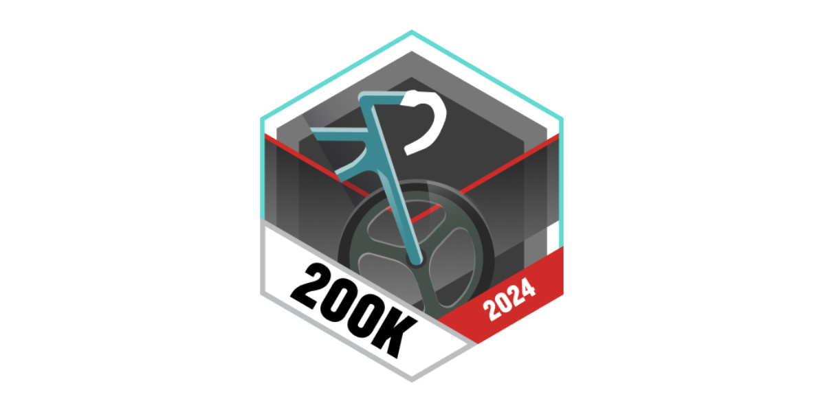 Garmin Badges Okotber 2024 200 Kilometer Radfahren