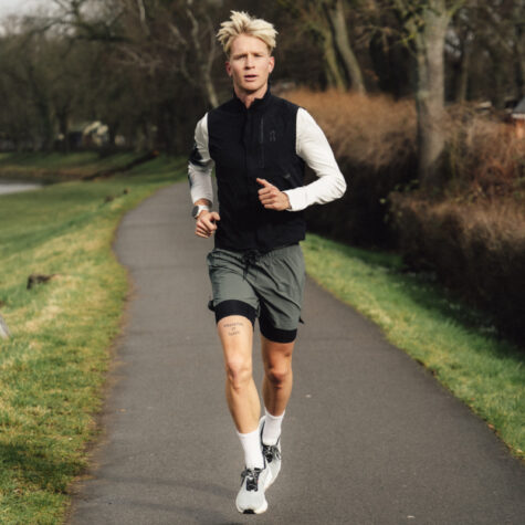 Robert Farken beim Lauftraining