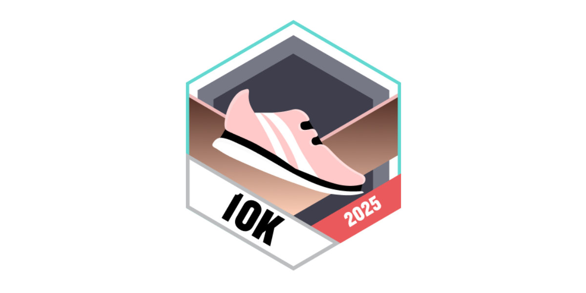 Garmin Badges Februar 2025 10 km Lauf