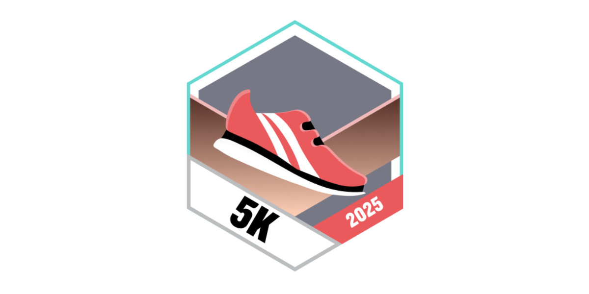 Garmin Badges Februar 2025 5 km Lauf