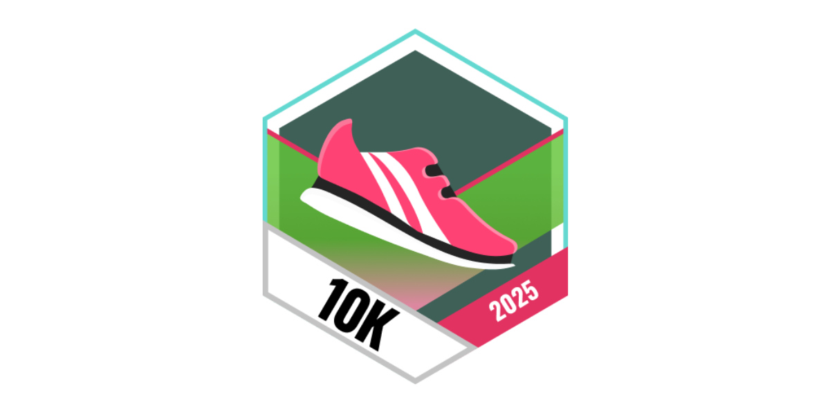 Garmin Badge Mai 2025 10 km laufen
