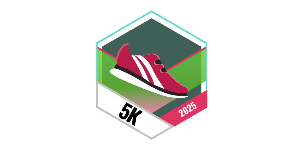 Garmin Badge Mai 2025 5 km laufen