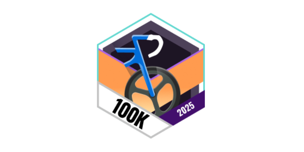 Garmin Badges Juli 2025 100 Kilometer Radfahren