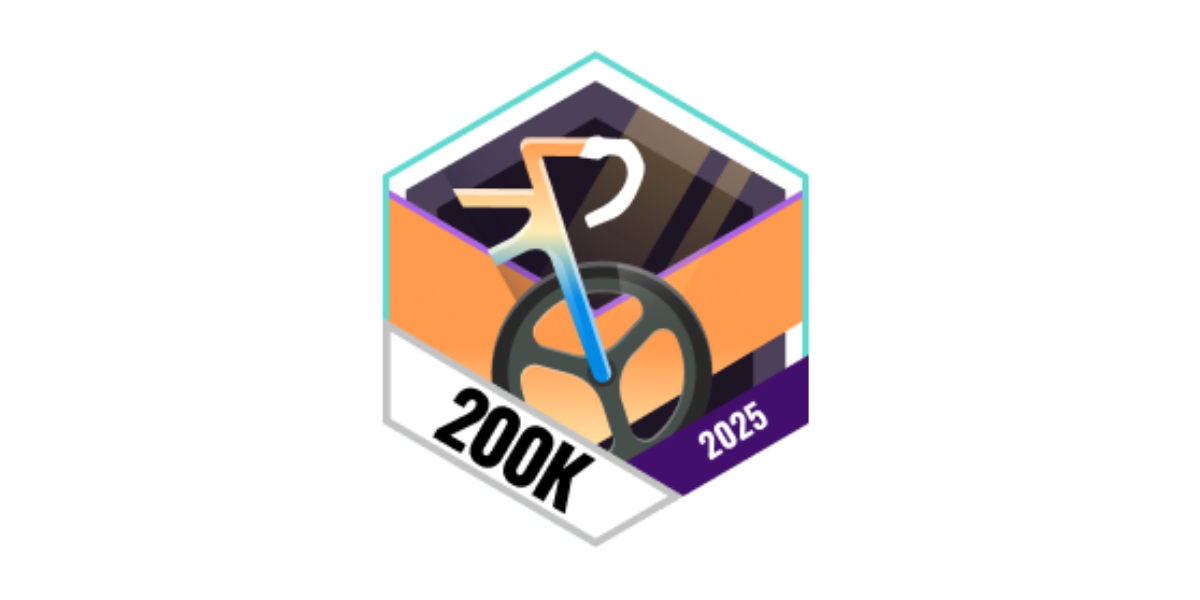 Garmin Badges Juli 2025 200 Kilometer Radfahren