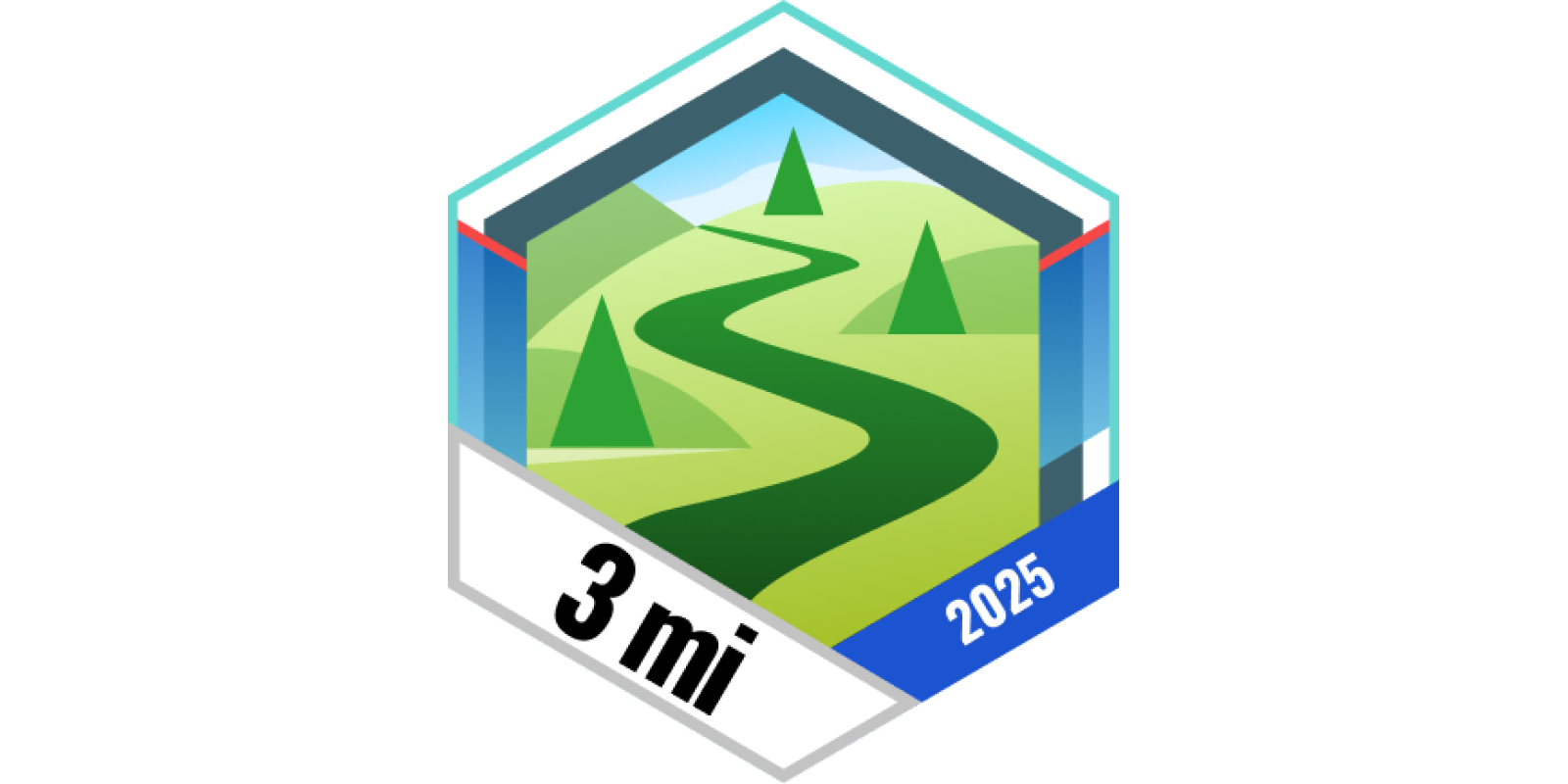 Garmin Badges August 2025 3 Meilen Gehen