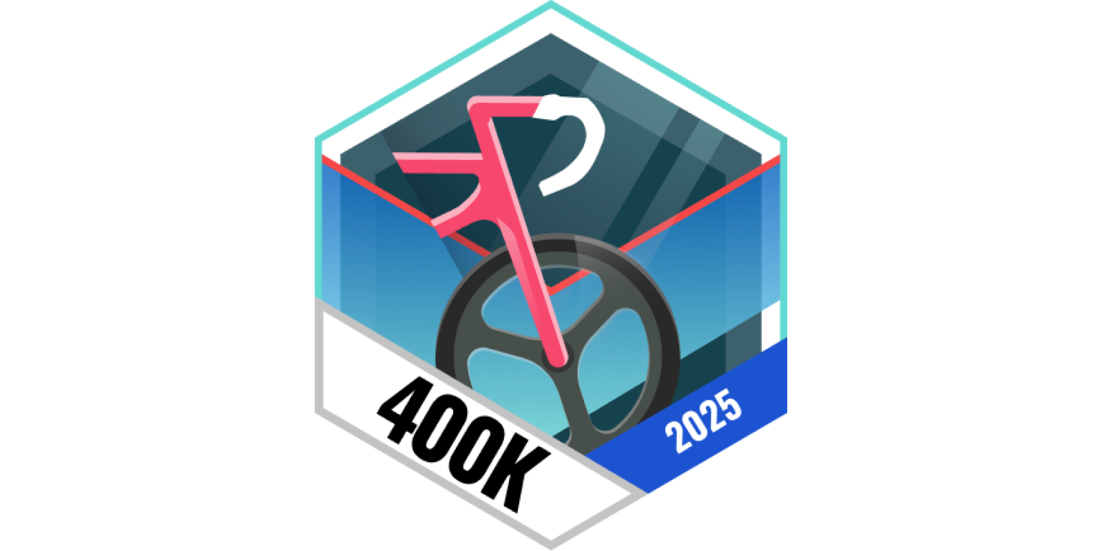 Garmin Badges August 2025 400 Kilometer Radfahren