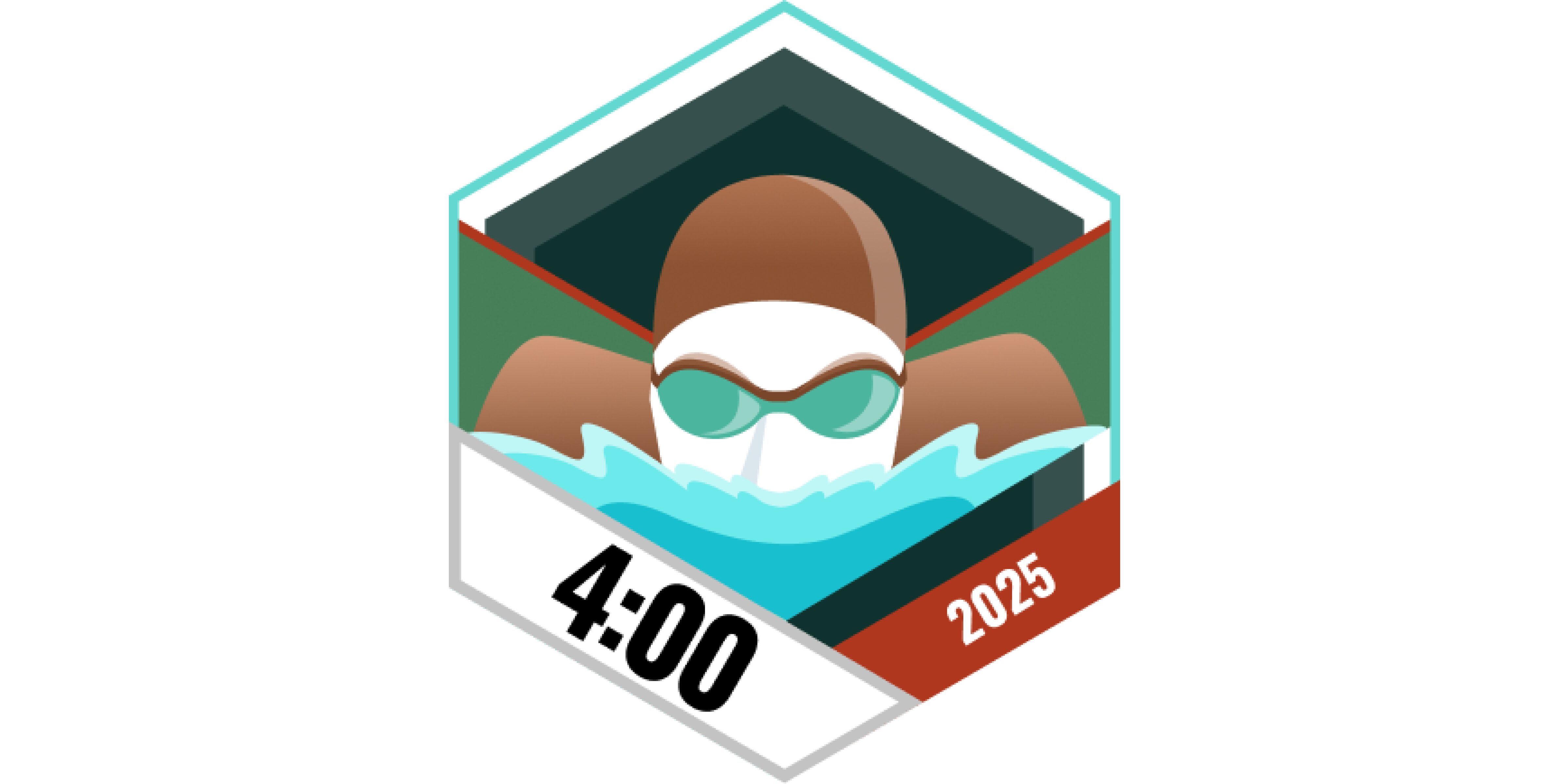 Vier Stunden Schwimmen September