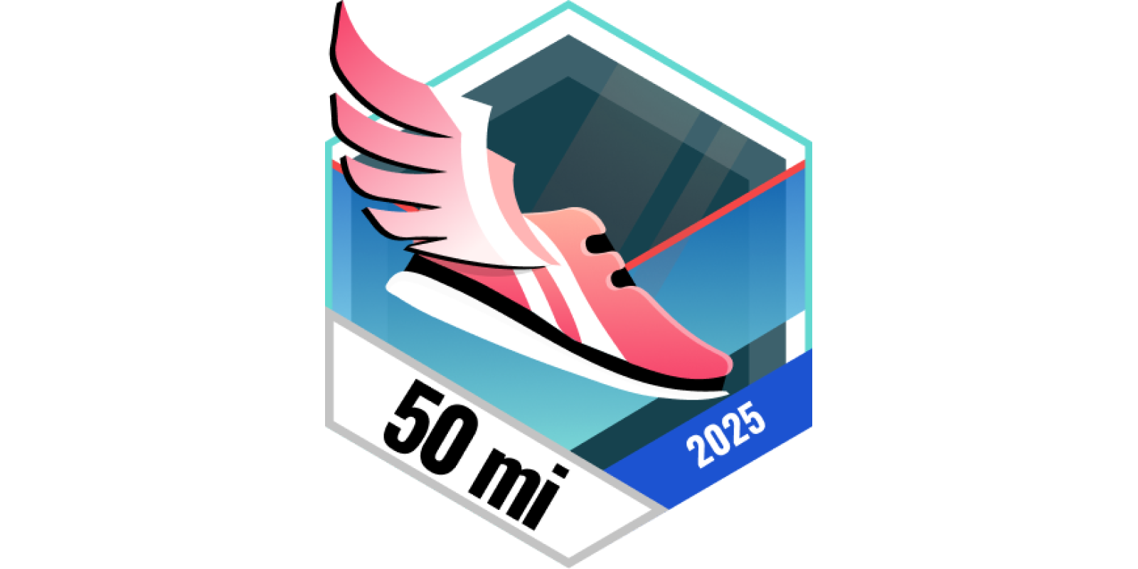 Garmin Badges August 2025 50 Meilen Laufen