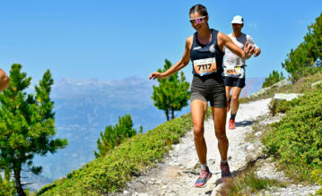 Katja Tegler läuft beim Sierre-Zinal