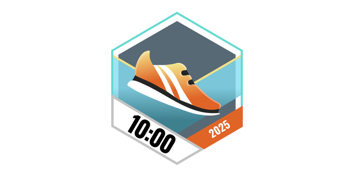 Zehn Stunden Laufaktivität im November.