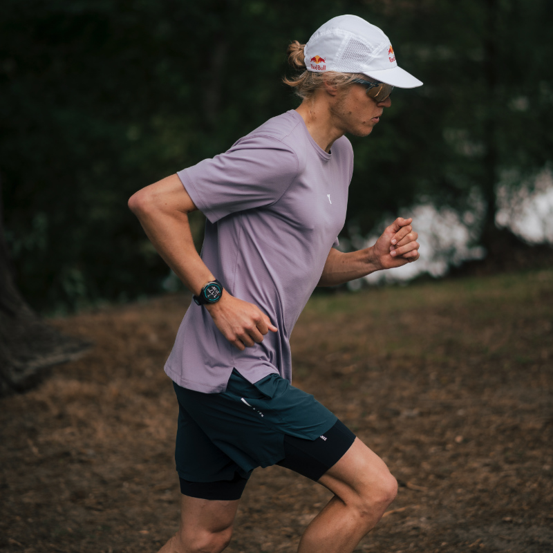 Mika Noodt beim Lauftraining