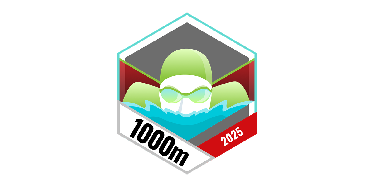 1000 Meter Schwimmen im Dezember