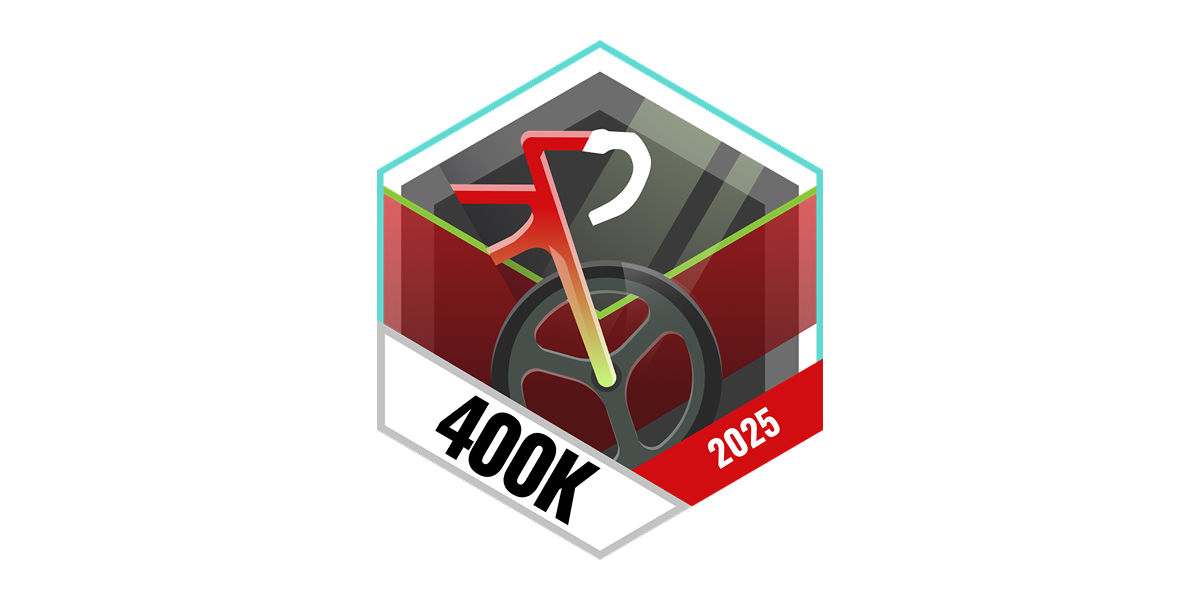 400 Kilometer Radfahren im Dezember