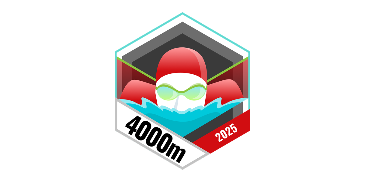 4000 Meter Schwimmen im Dezember