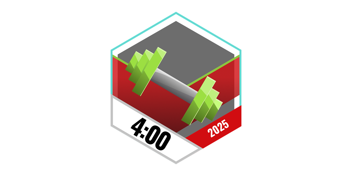 Vier Stunden Krafttraining im Dezember