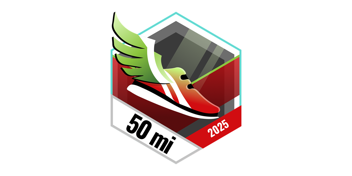 50 Meilen Laufen im Dezember