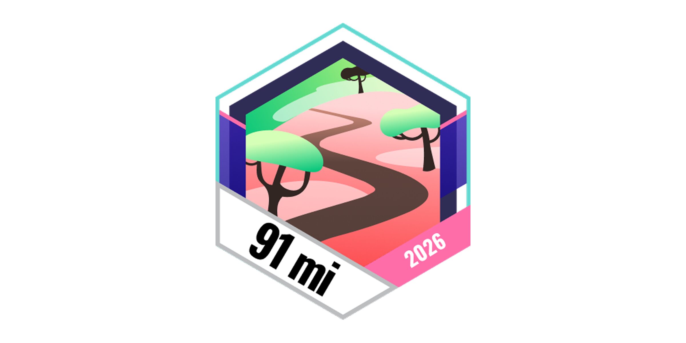 91 Meilen Gehen Januar